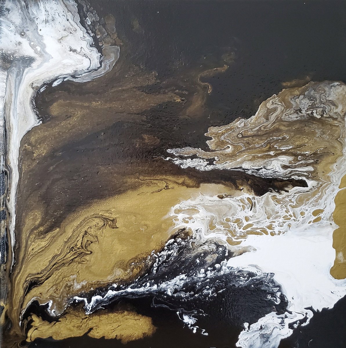  Deep Waves By Joyce Fournier, 14 X 14, Artwork For Sale On Artfinder