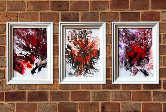 Triptych. Abstraction.