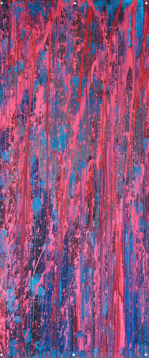 Pink Red Cyan Blue 2 by Simon Findlay