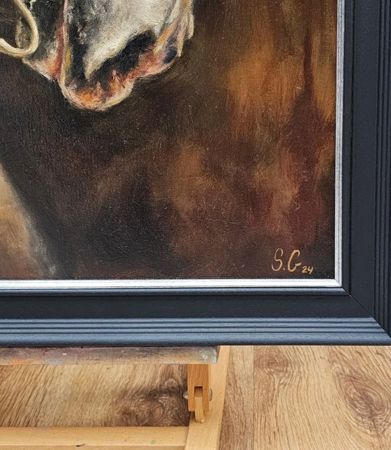 Andalusian-Original Horse Portrait