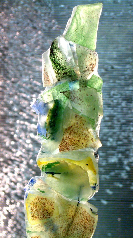 Cast glass Monolith Family commissions