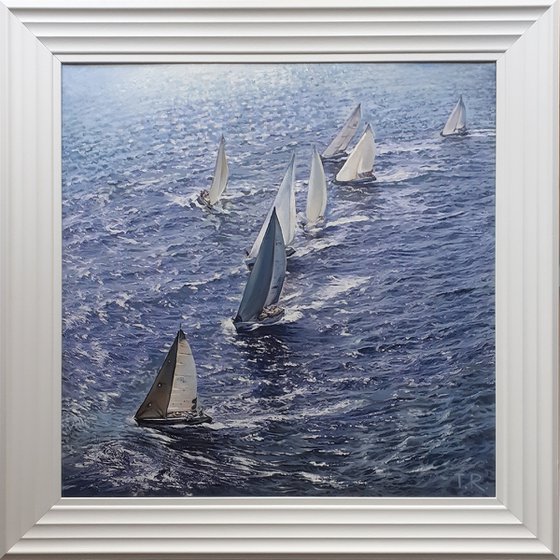 SAILS OVER THE SEA