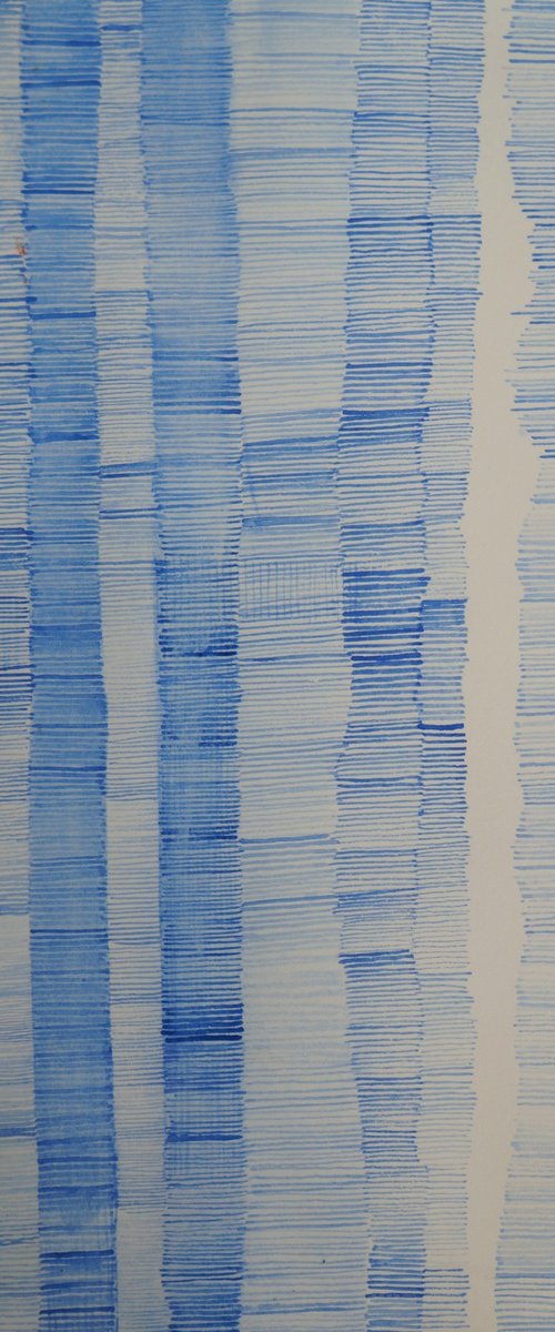 Blue Lines III by Anna Jannack