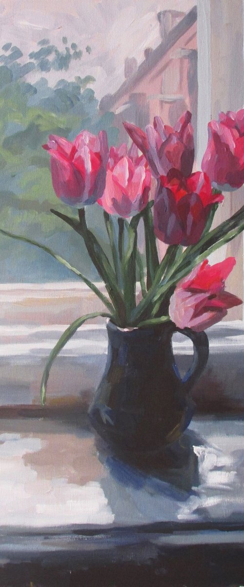 Tulips by Kateryna Bortsova