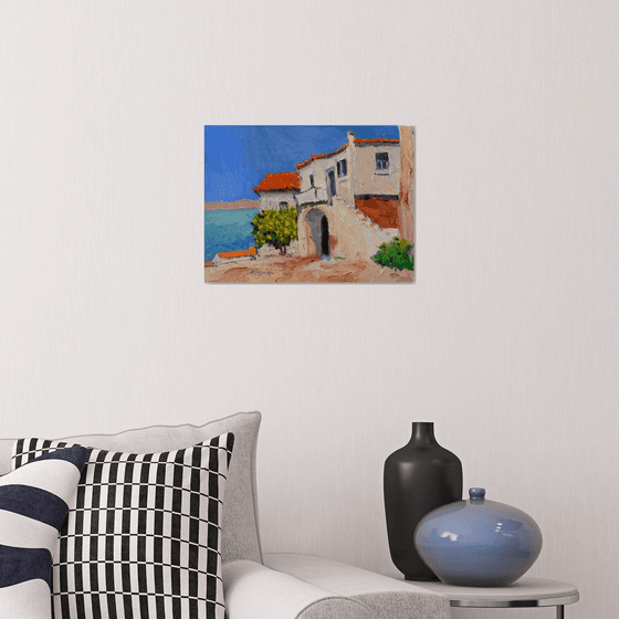 Old House in a Greek Village