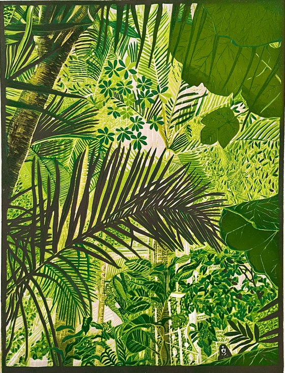 Inside the Palm House at Kew