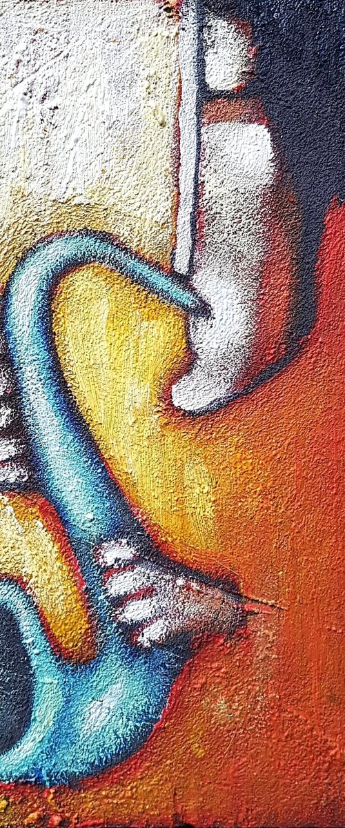 Sax Musiek I by Zhana Viel