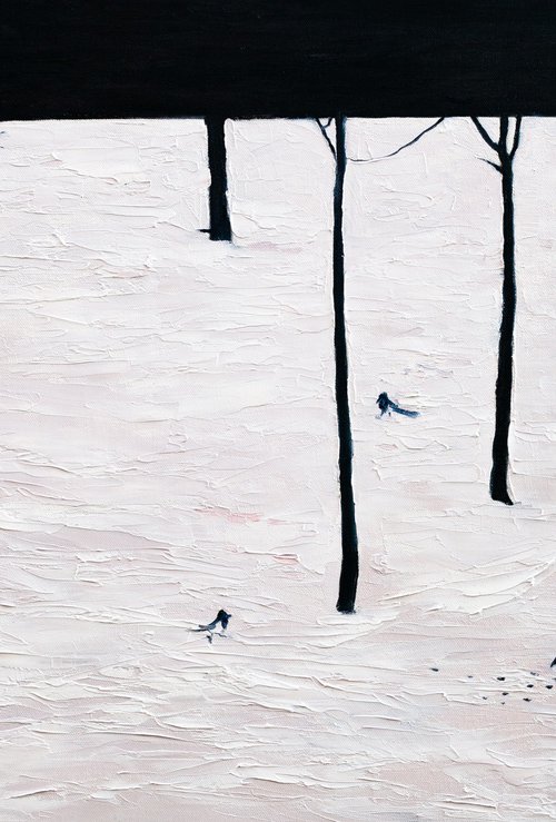 Seven Magpies by Liudmila Pisliakova