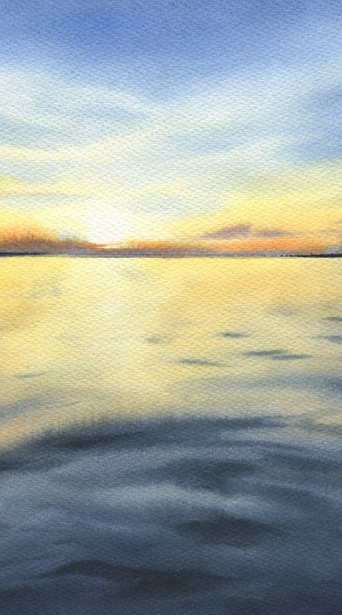 Sunset. Sight from the Water by Svetlana Kilian