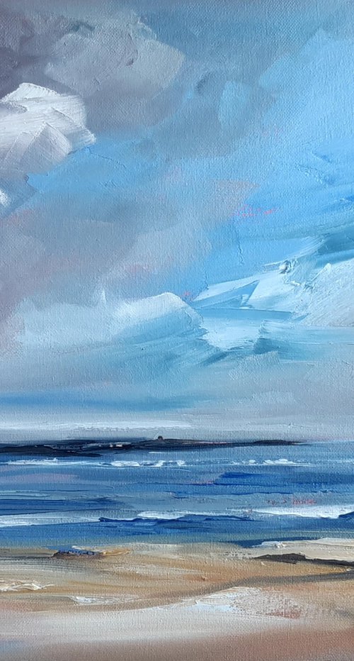 Evening Newquay beach by Steve Keenan
