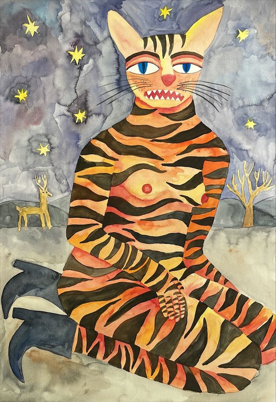 Tiger woman