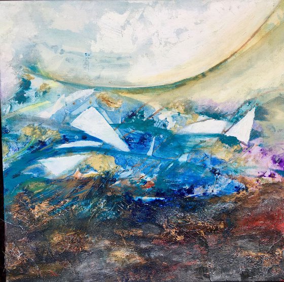 Turbulent Seas, triptych