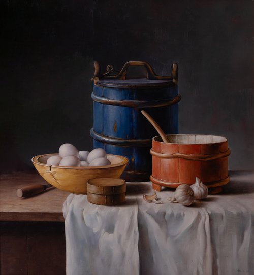 Deense potten by Carel Huls