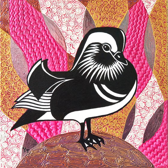 Ruby Mandarin Duck