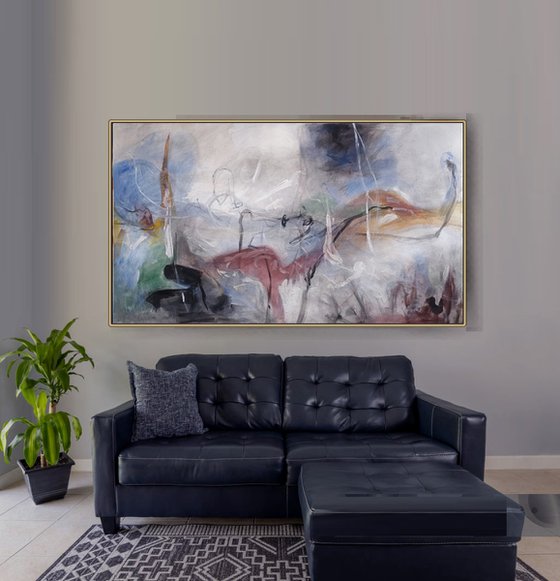 Abstract 2, size 37x61 inches