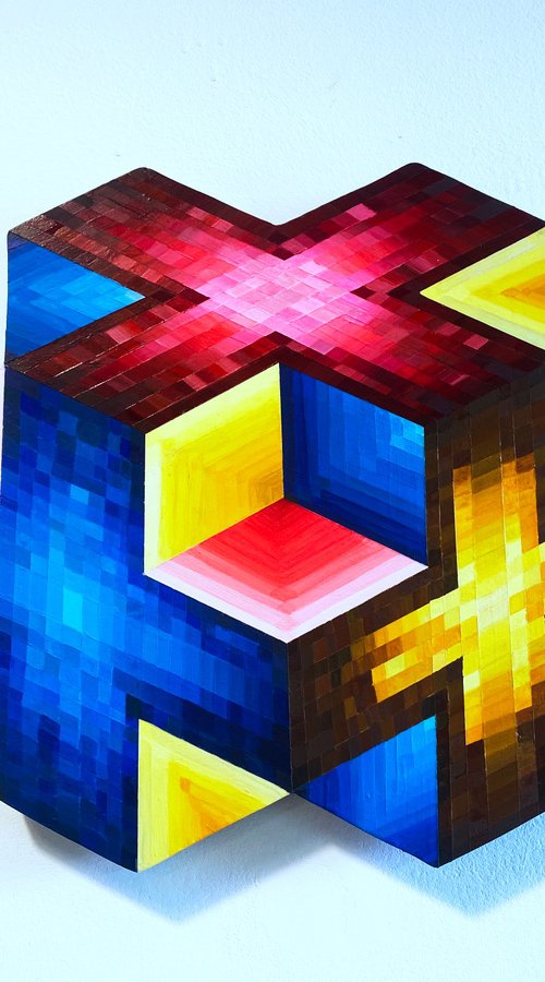 Cross light tessellation by Jessica Moritz
