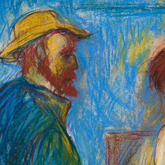 In a Brothel. "Impressionists" Series (Van Gogh)