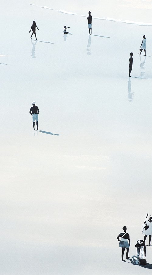 Sunday morning low tide by Carlos Martín