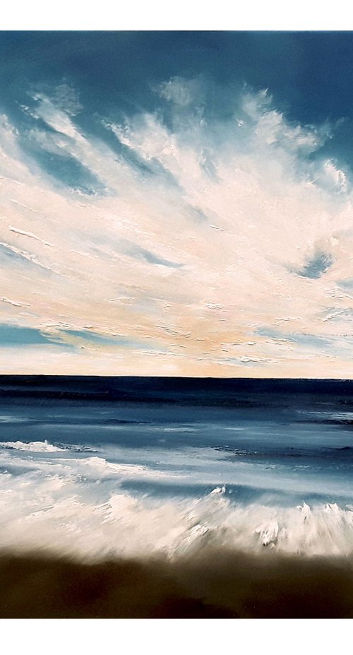 Blue Skies above by Olena Topliss