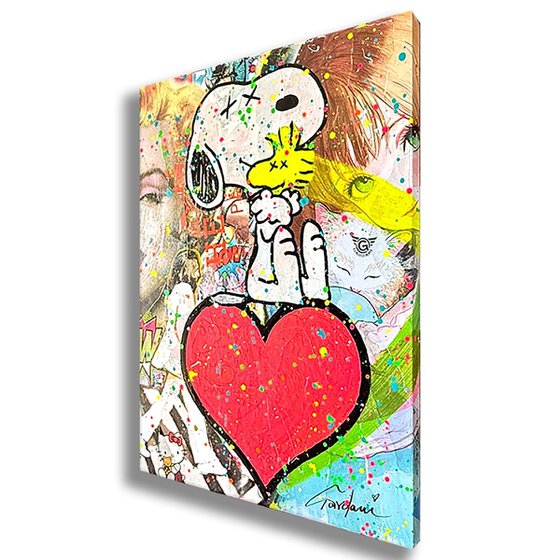 Snoopy Hug your Heart