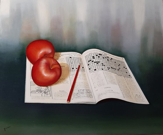 magazine with apples 60x50x1,5 cm