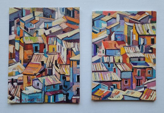 Set of two paintings, 25