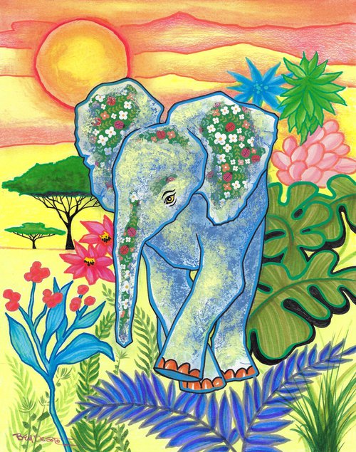 "Noble One" The Elephant by Ben De Soto
