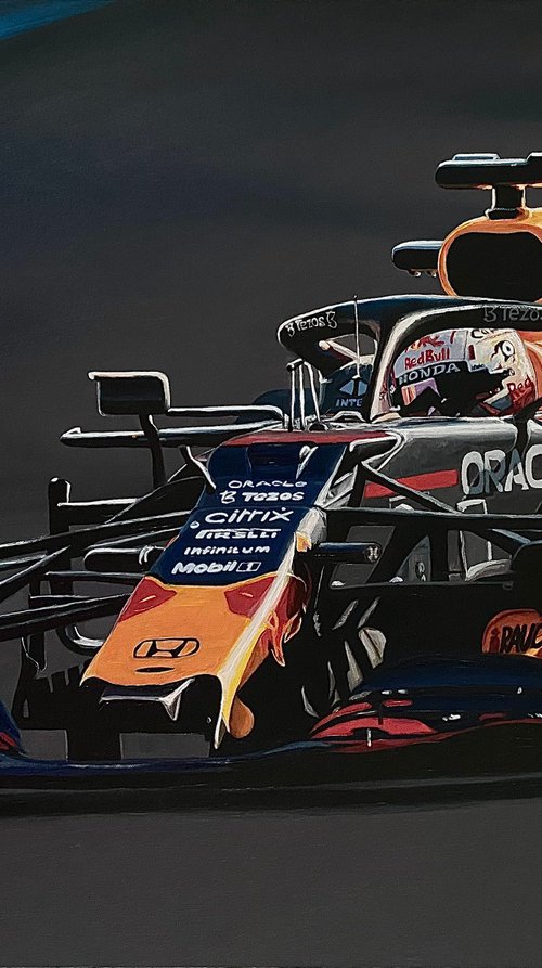 Max Verstappen Formula 1 by Elena Adele Dmitrenko