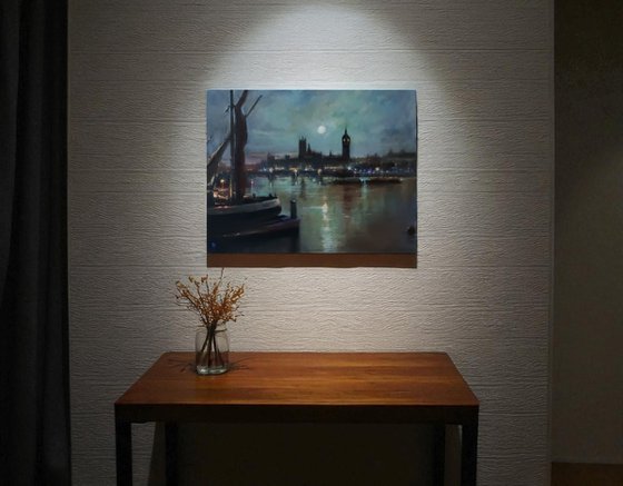 Thames Nocturne, London