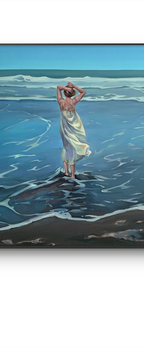 Ocean.Girl in sundress by Guzel Min