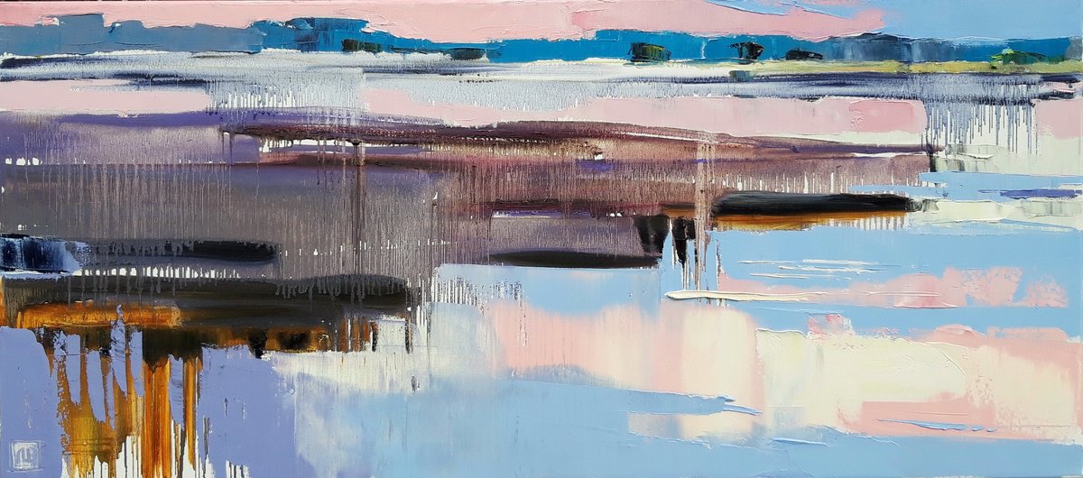 Quiet Evening. By Lesya Ros, 39 X 18, Artwork For Sale On Artfinder