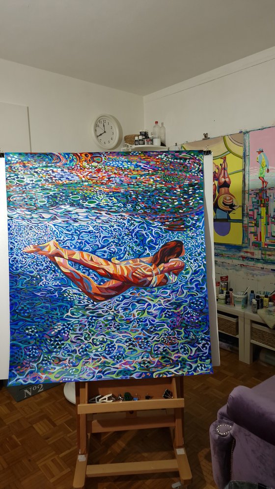 Underwater No10 /112,5 x 99 cx 0,1 cm