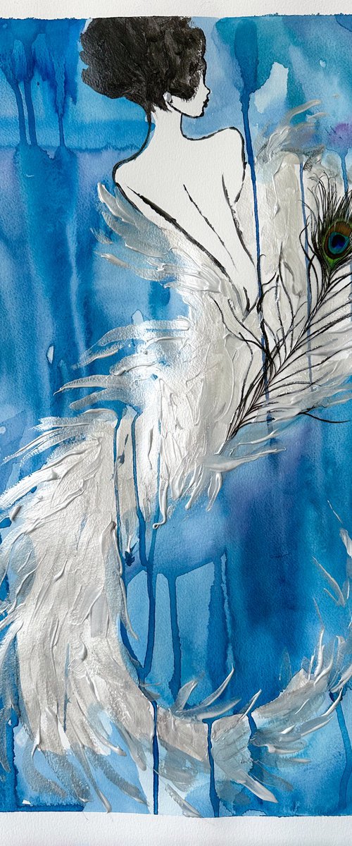 Peacock Diva by Kristina Mallen