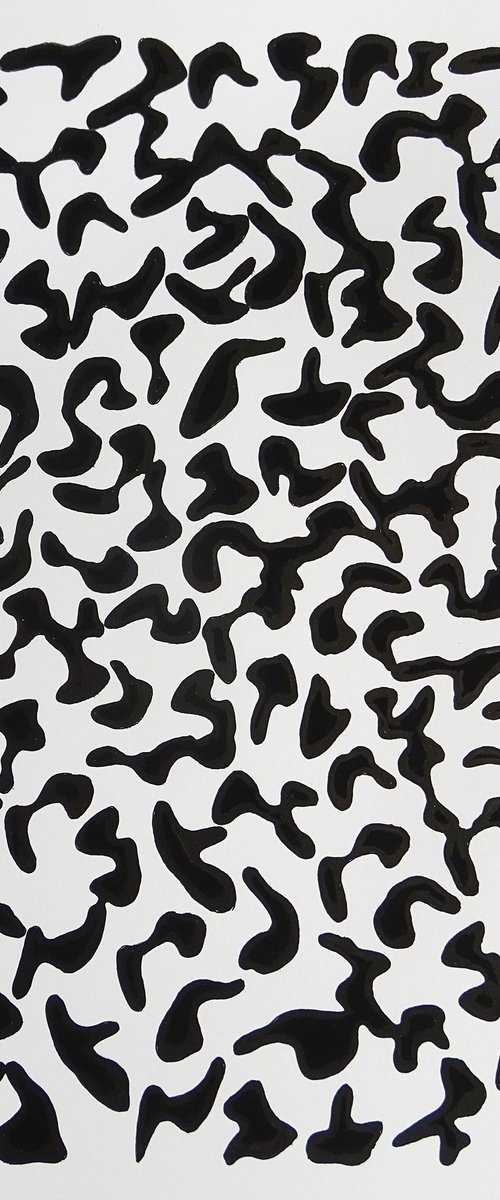 Tehos - Champ noir et blanc 001 by Tehos