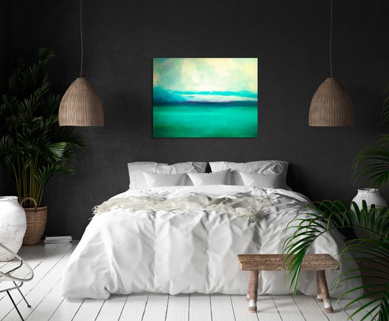 Seascape painting Original oil painting on canvas Ocean Wave