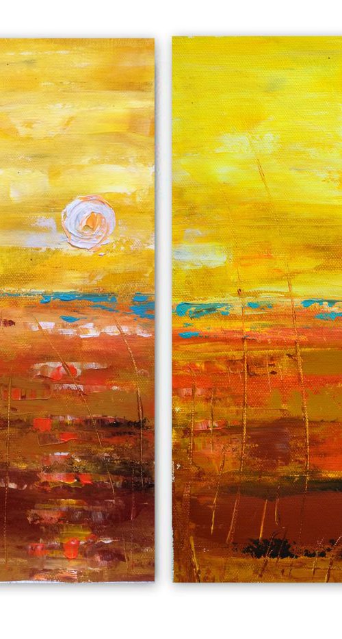 Watching the sun by Swapna Namboodiri