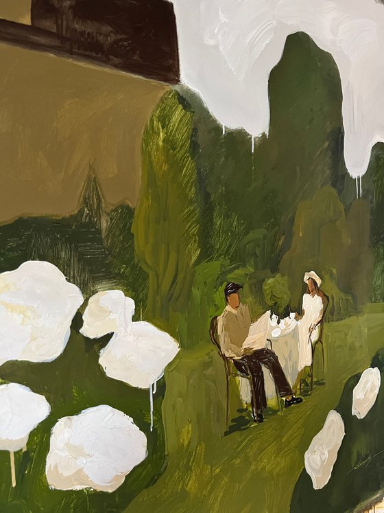 «Time of White Hydrangeas»