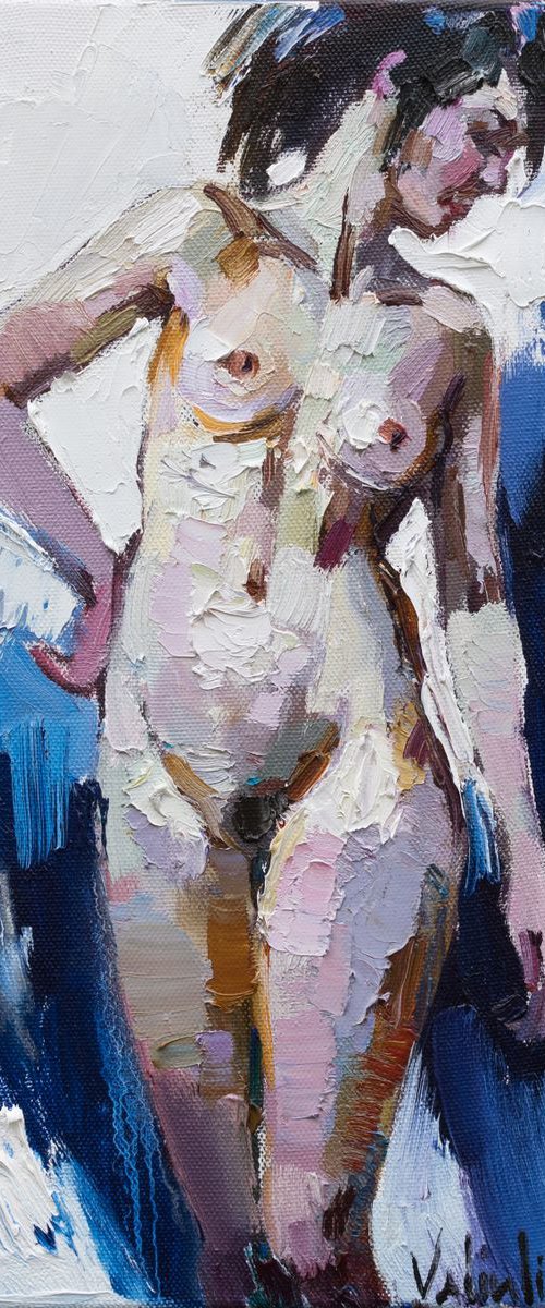 Nude girl by Anastasiia Valiulina