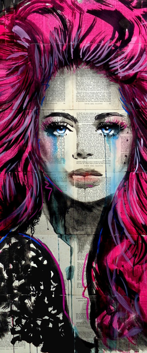 HER BLUE MAGENTA by Loui Jover