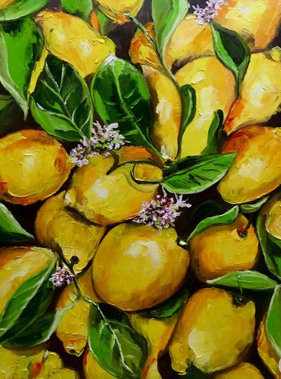 Lemons. Still life.