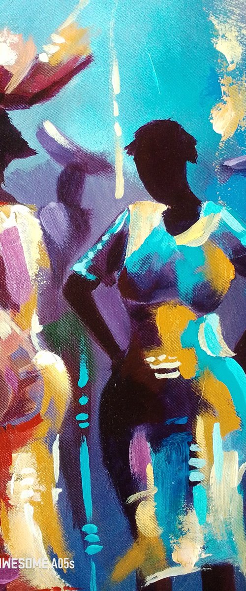 Conversations in color by Alex Mensah