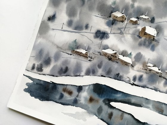 Winter Countryside landscape