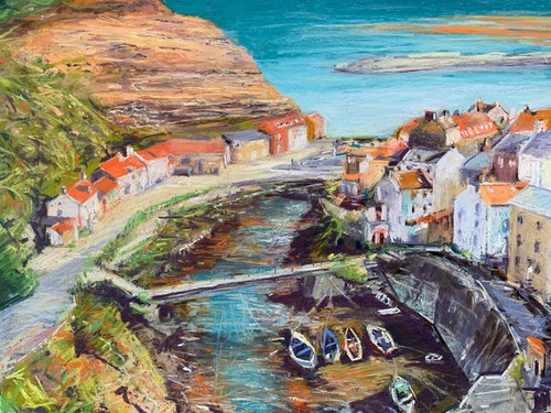Staithes View by Andrew Moodie