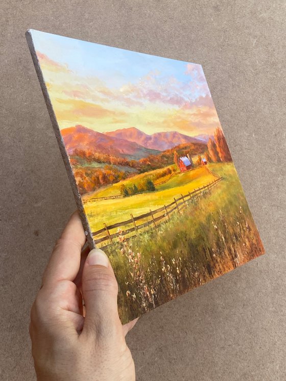 Rustic farm in the countryside