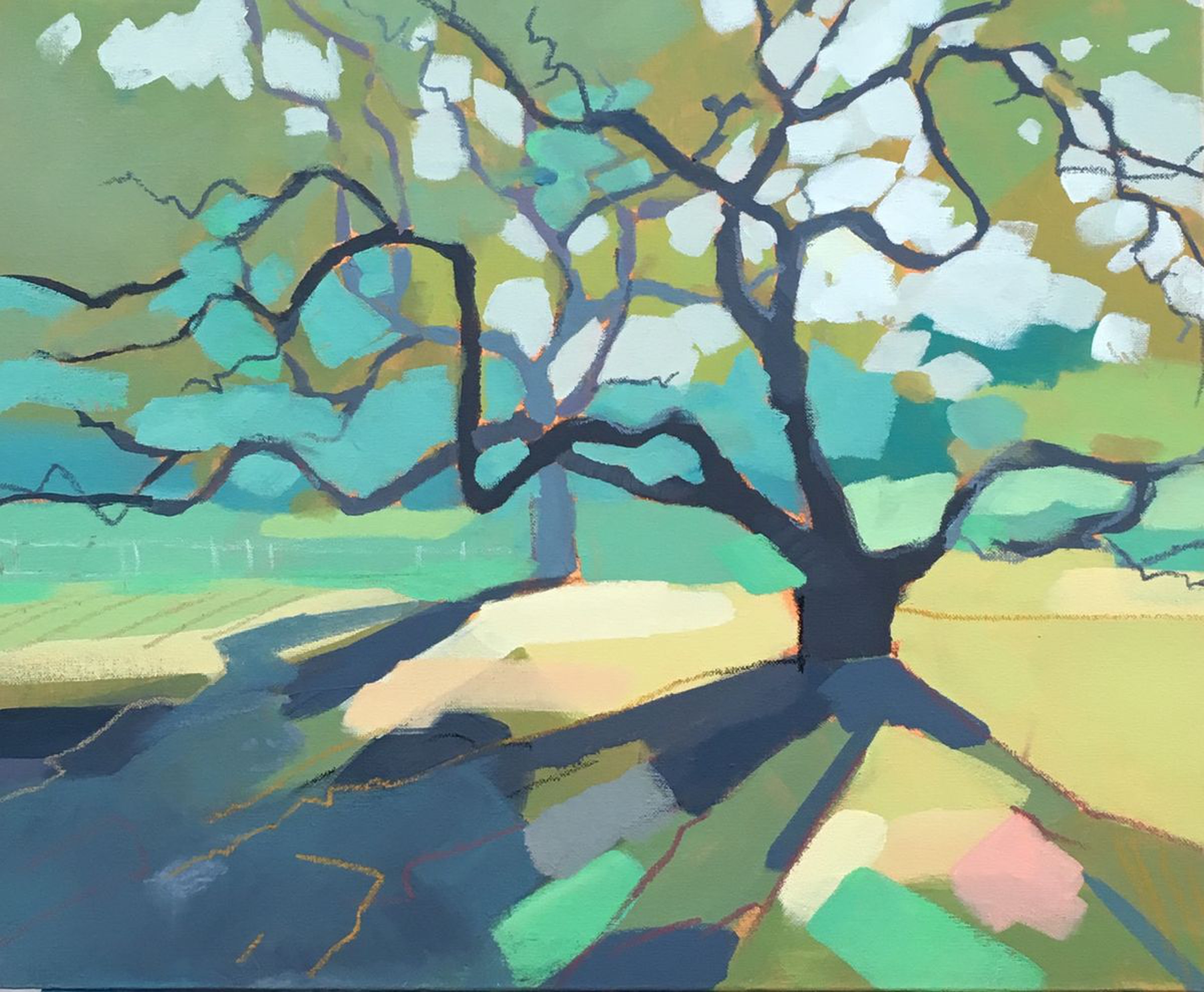 Old Apple Trees By Diana Davydova Artfinder