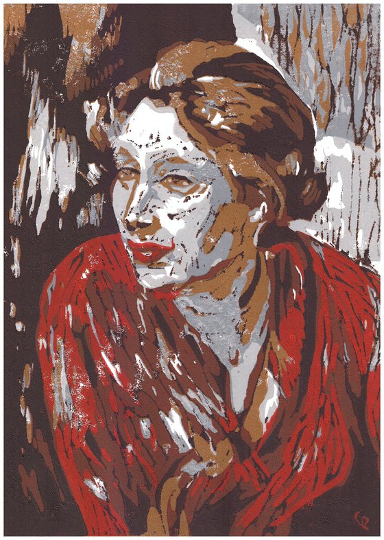 Alexandra Mackensen Linocut