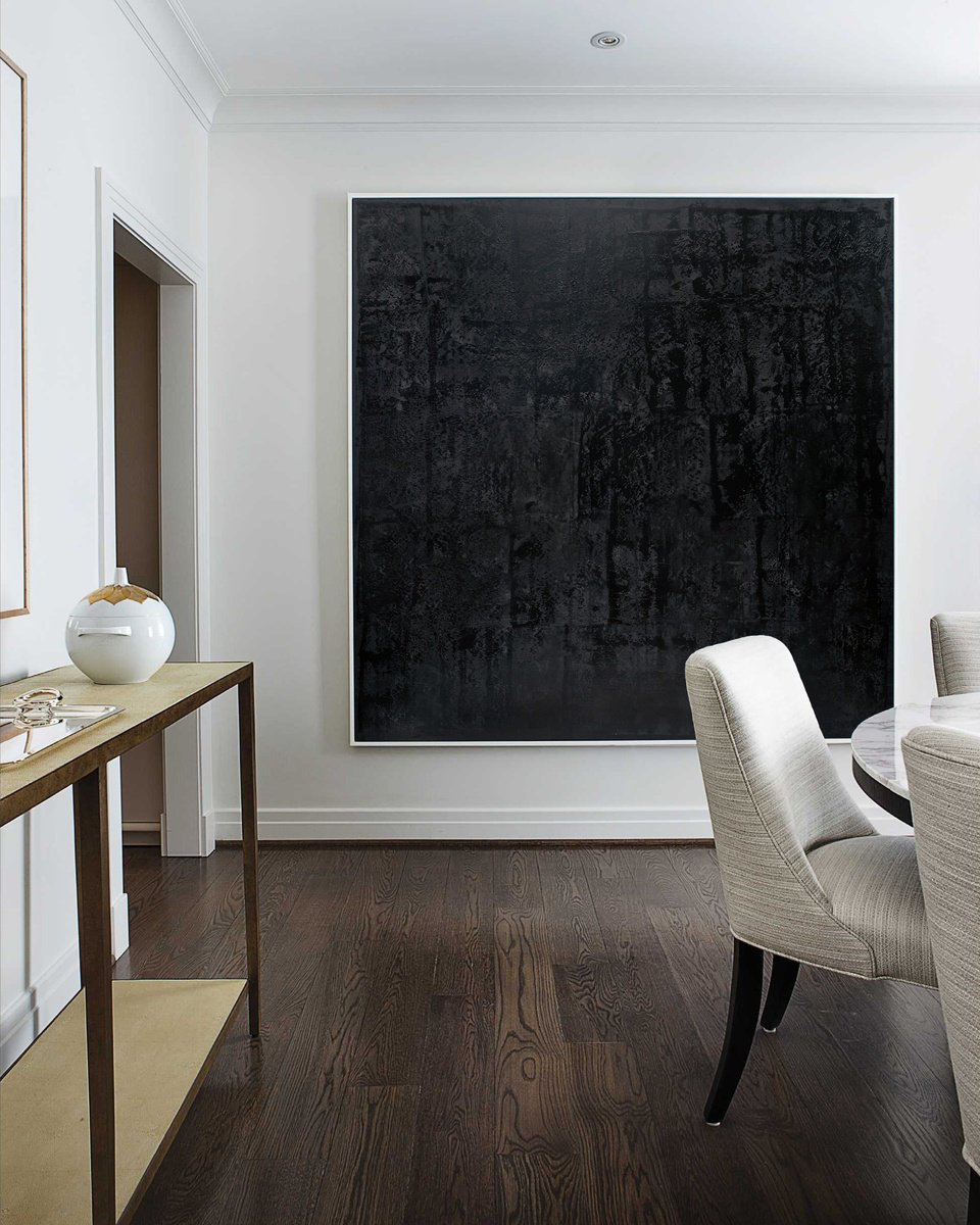 Abstract Oil Painting By Nataliia Sydorova, 75 X 75", Black Symphony, Original Artwork