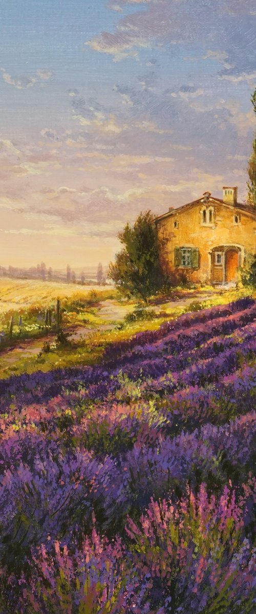 Lavender flover by Viktar Yushkevich YUVART