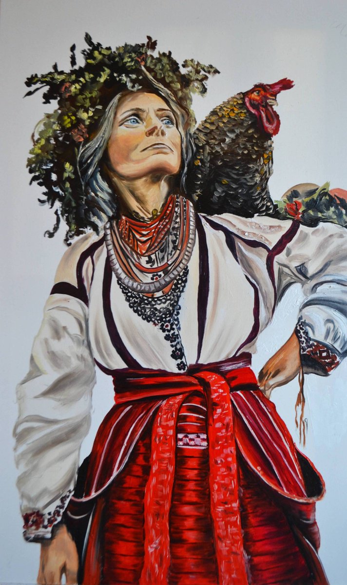 Oil Painting , Victorious Ukraine By Valeriia Radziievska, 20 X 31, Artwork For Sale On Artfinder