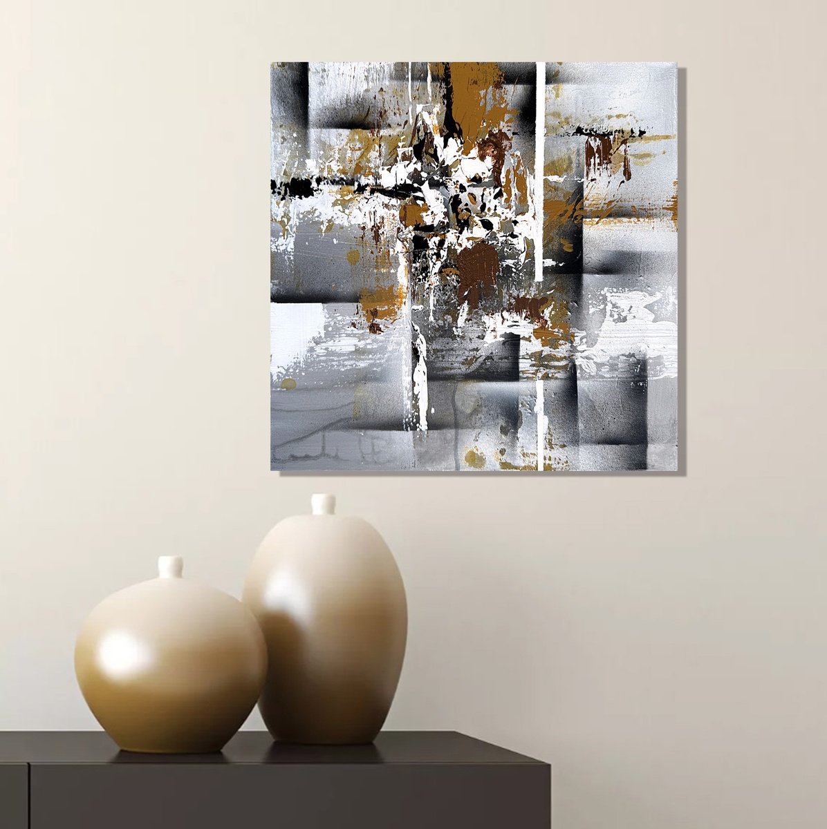 Harmony Of Color And Space By Tatiana Malinovscaia, 16 X 16, Artwork For Sale On Artfinder
